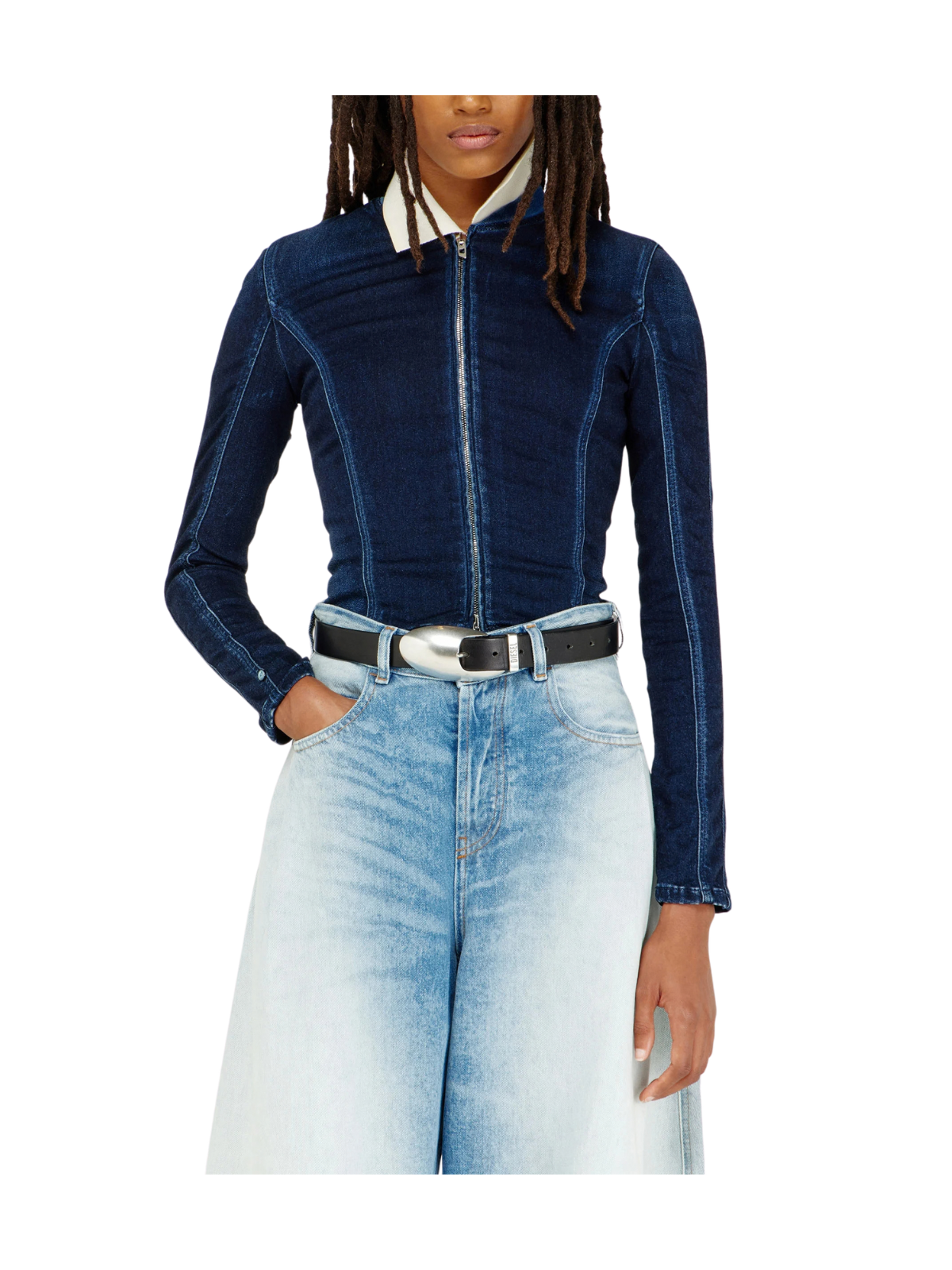 GIACCA CROPPED IN JOGGJEANS