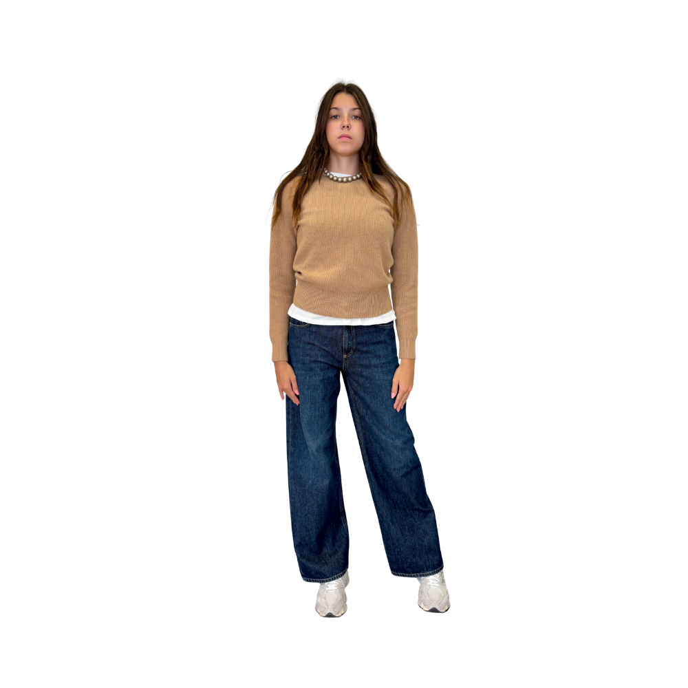 Maglia in lana e cashmere costa inglese