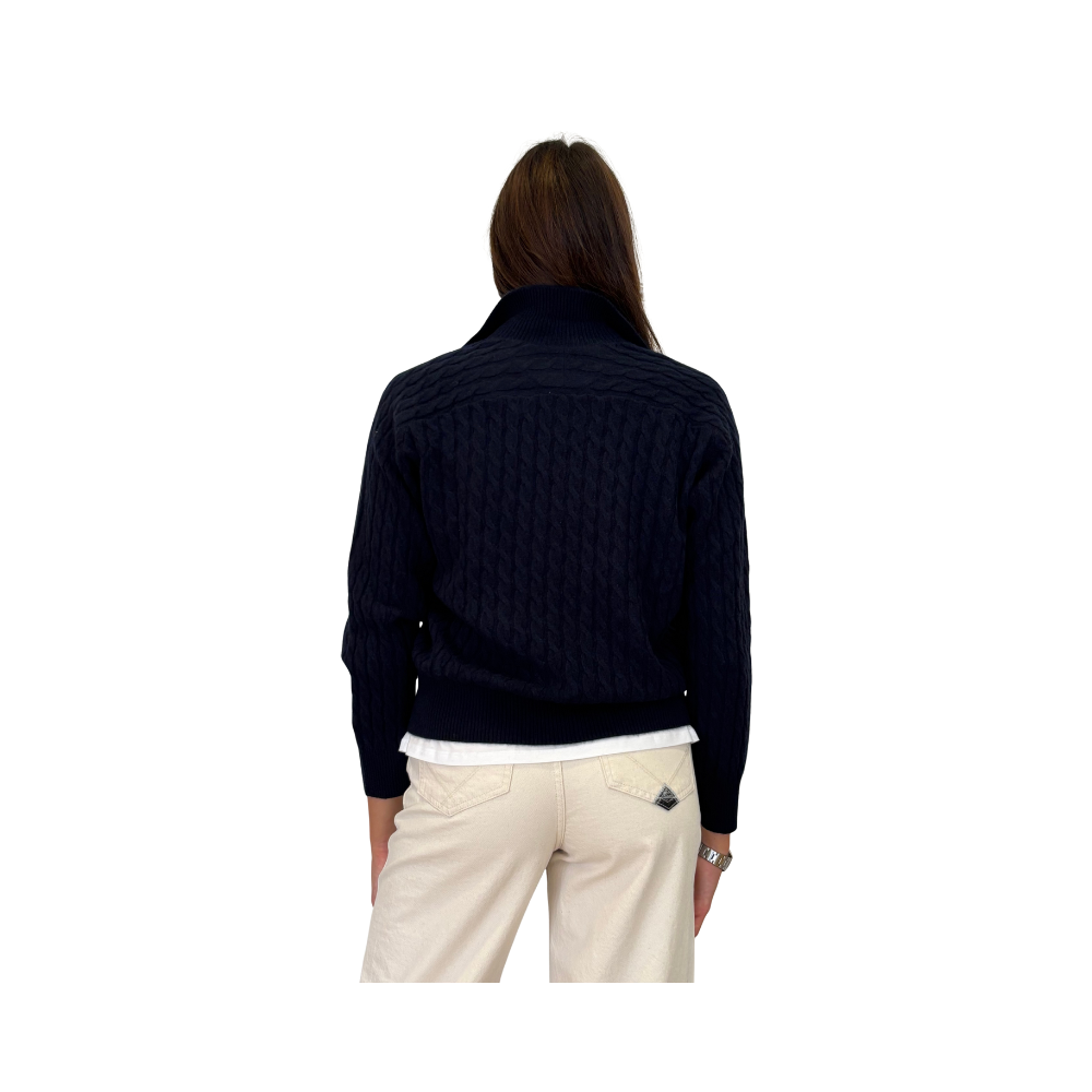 Maglia polo in cashmere