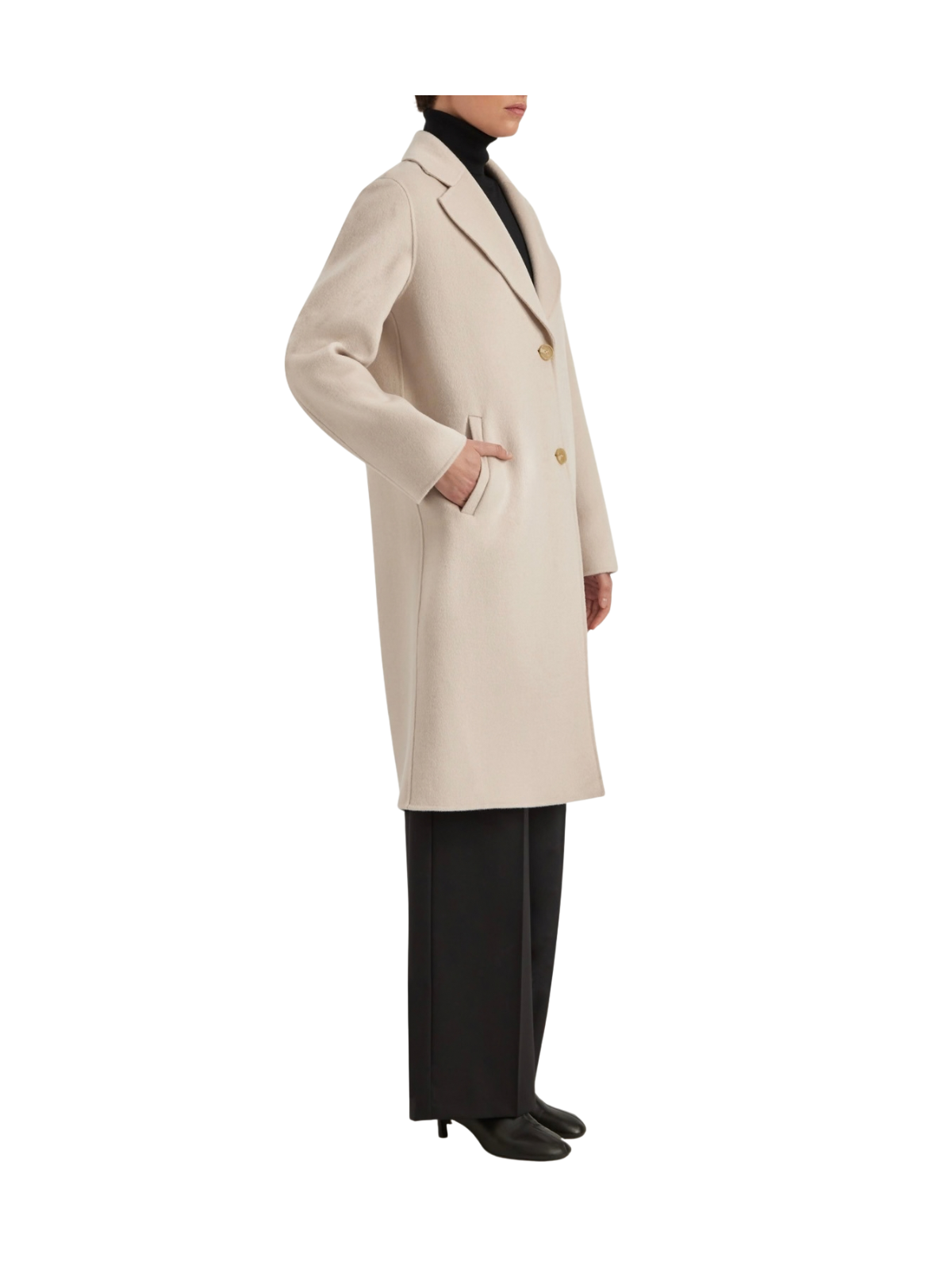 SINGLE-BREASTED OVERSIZED COAT