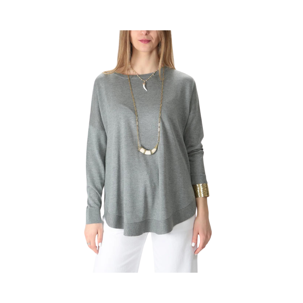 Maglia in seta e cashmere