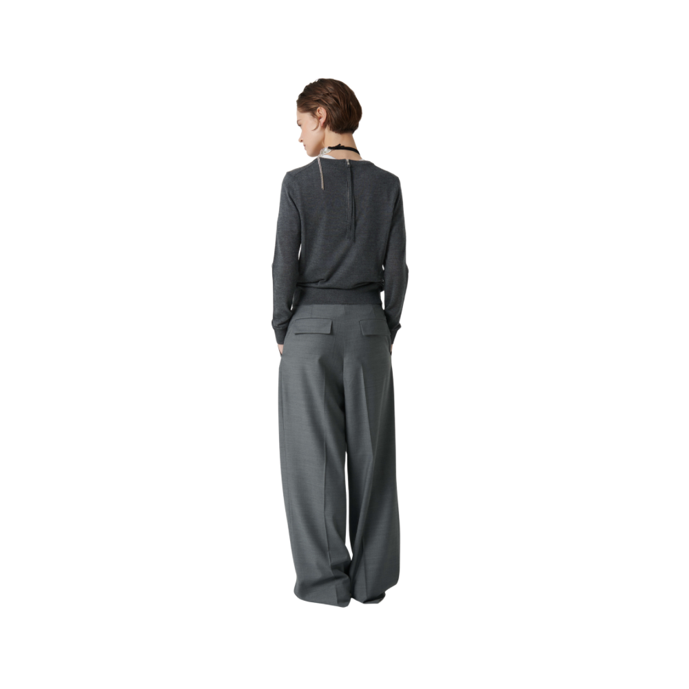 Pantalone con doppia pinces