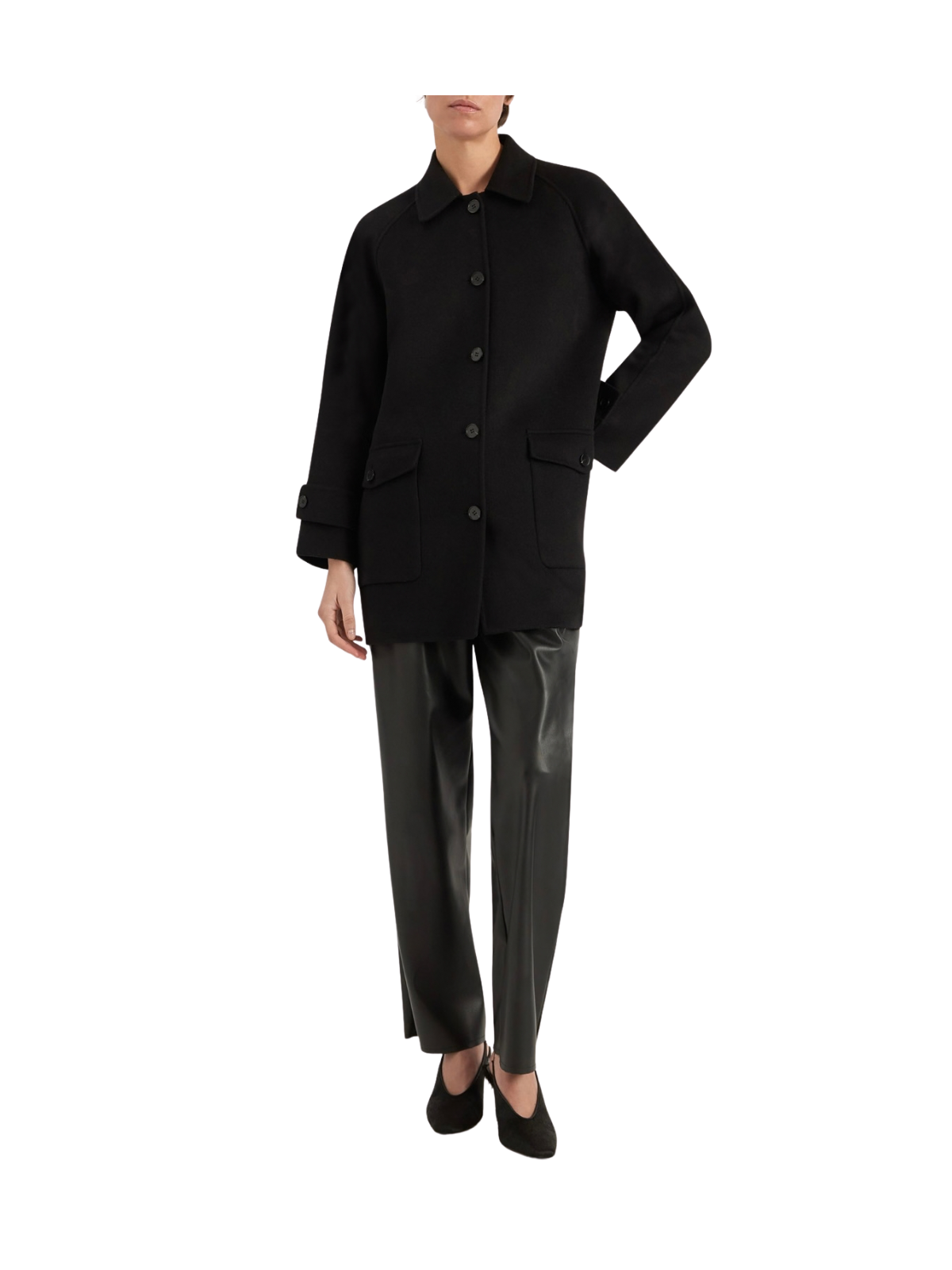 SHORT SINGLE-BREASTED COAT