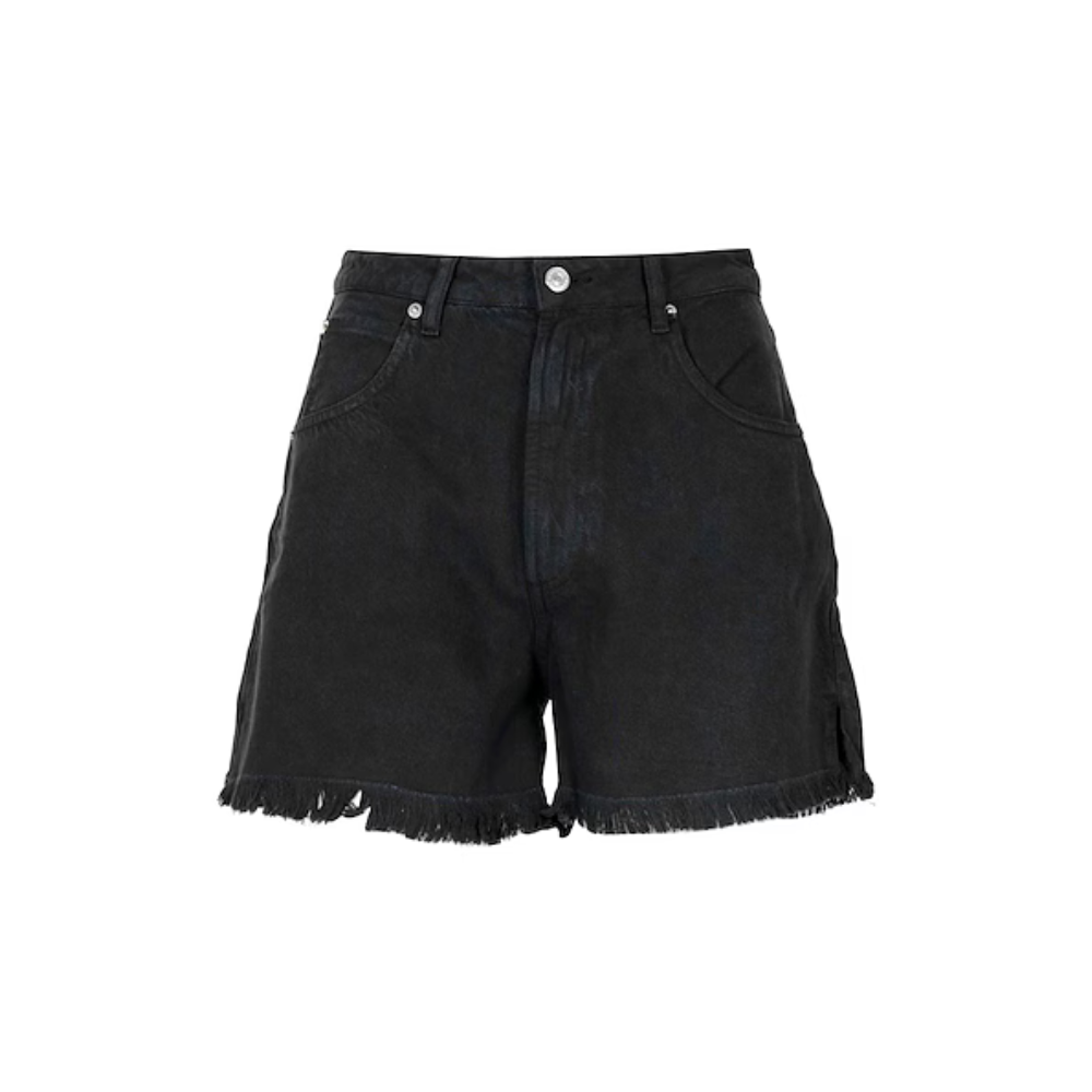 Short Girlfriend Denim Black