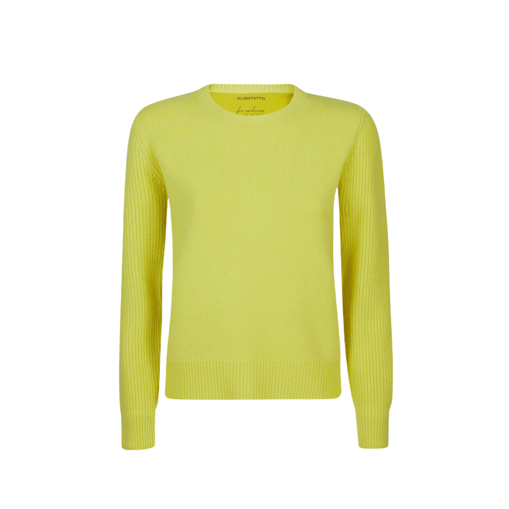 Maglia girocollo in cashmere