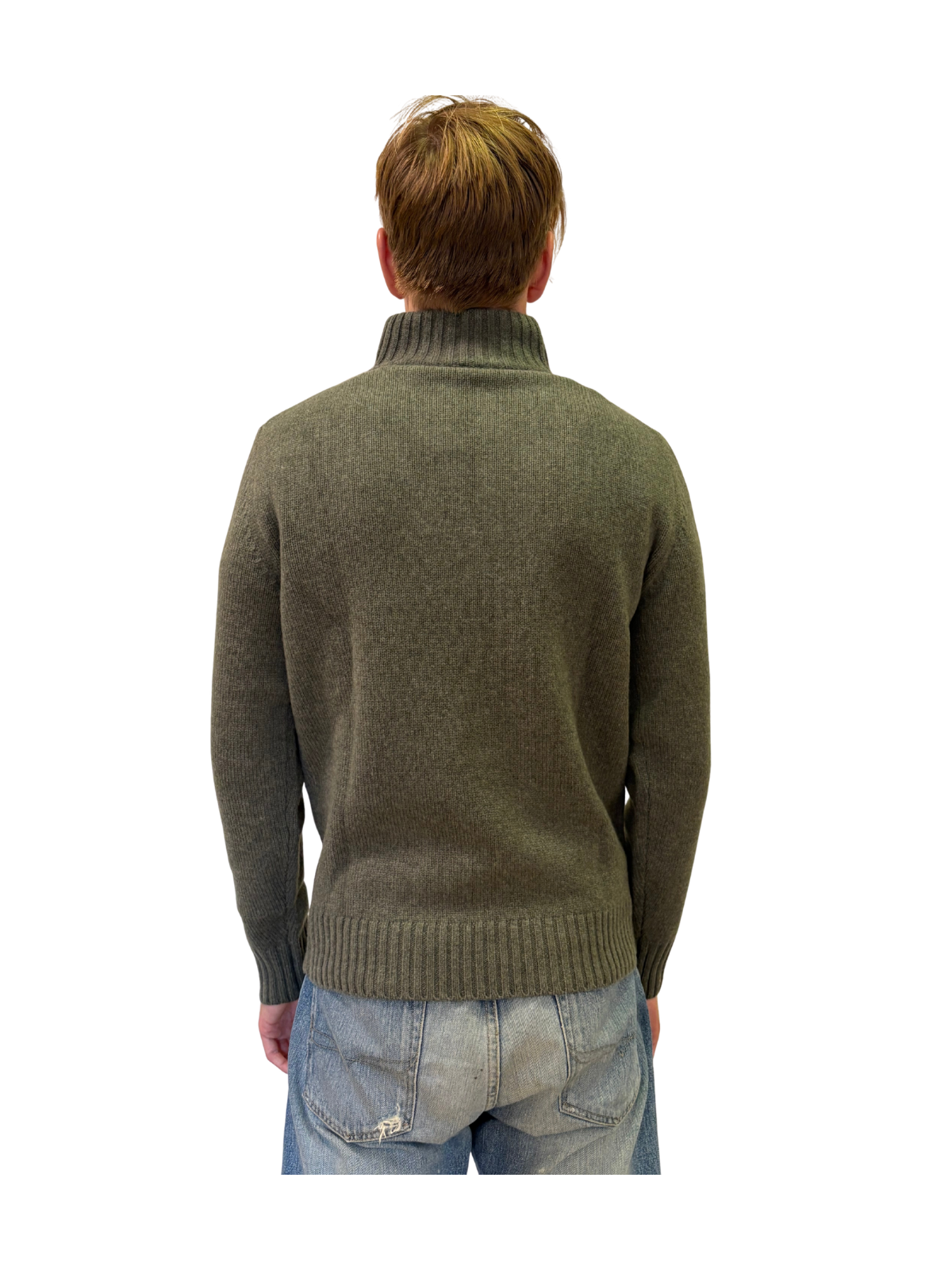 MAGLIA IN LANA CON COLLO CAMIONAIRE