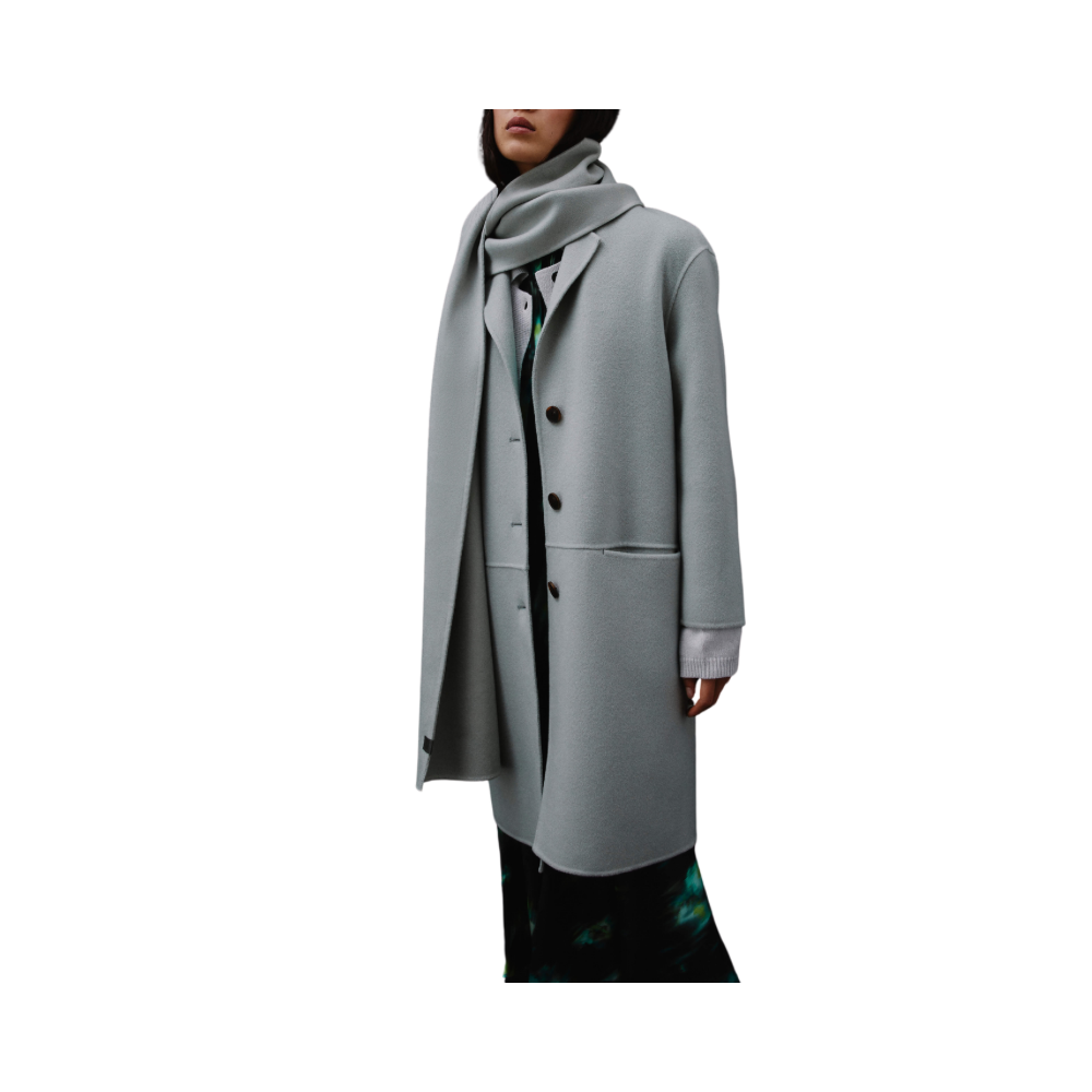 Cappotto double in misto cashmere