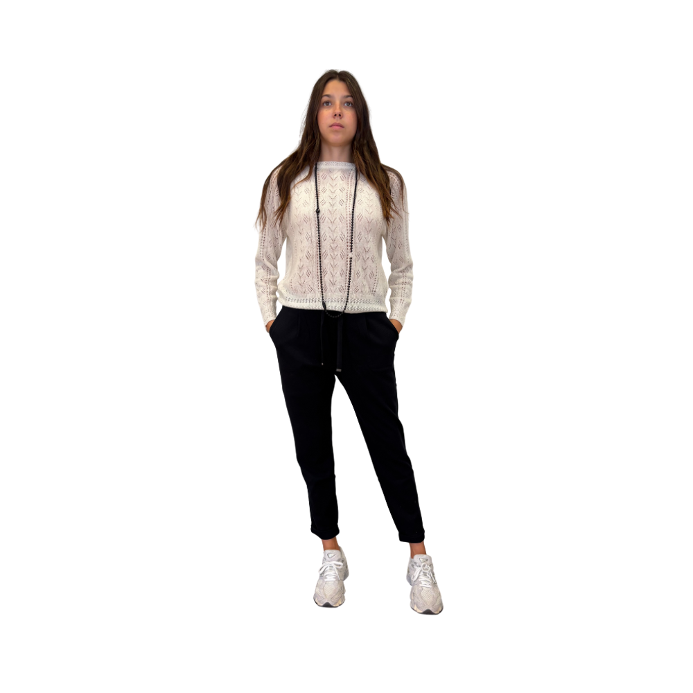 Pantalone in felpa di cotone