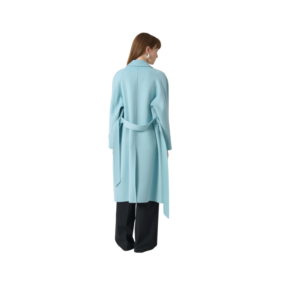 Cappotto double con cintura