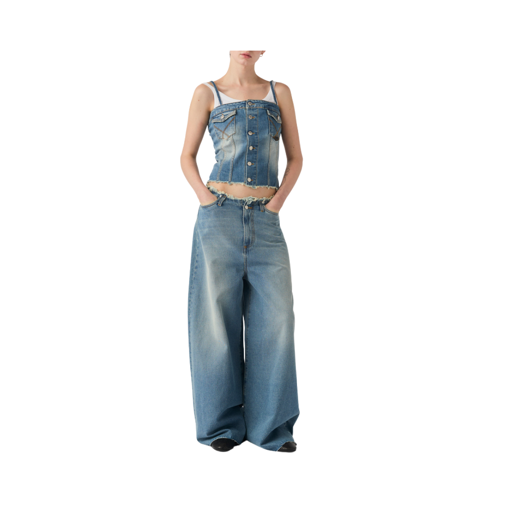 Jeans Raw Edge Vintage wash