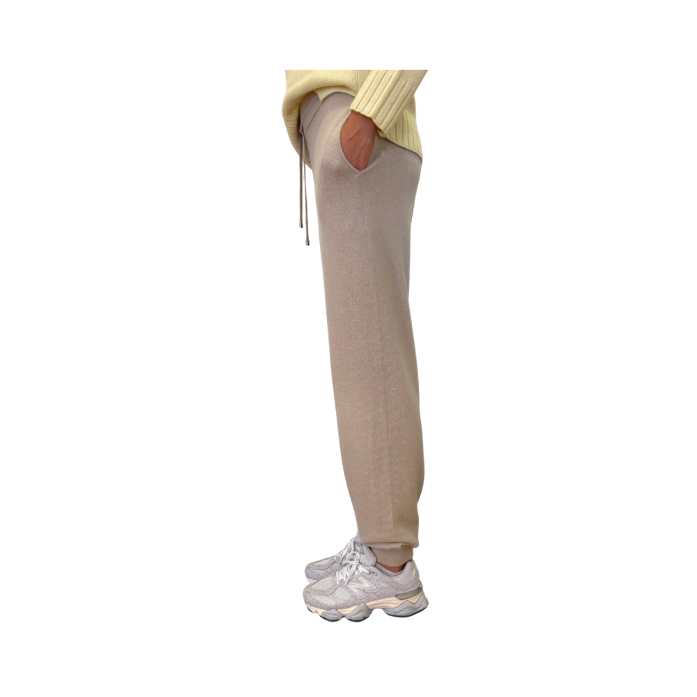 Pantalone in maglia di cashmere