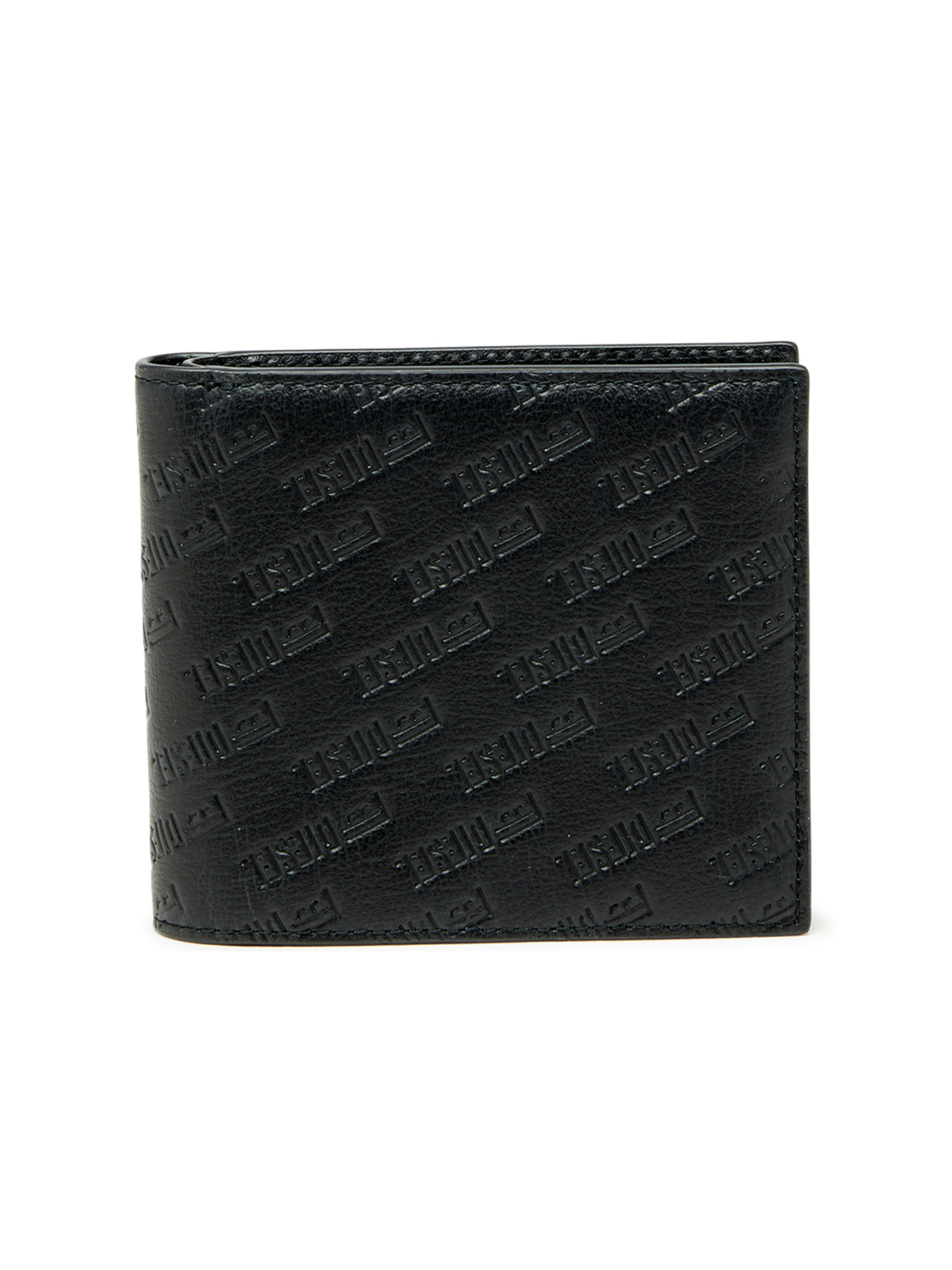 MONOGRAM BI-FOLD COIN S 3D All-Over Logo Leather Bi-Fold Wallet