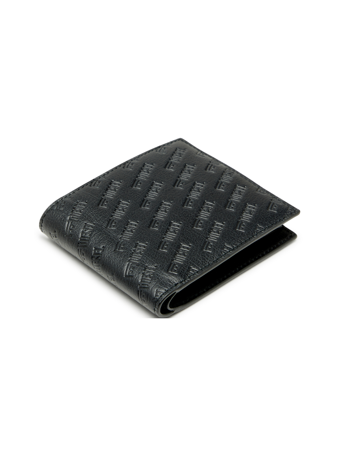 MONOGRAM BI-FOLD COIN S 3D All-Over Logo Leather Bi-Fold Wallet
