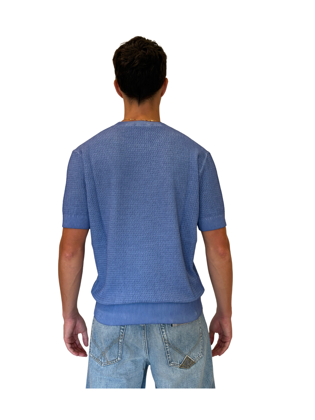 T-SHIRT IN COTONE STONE WASHED