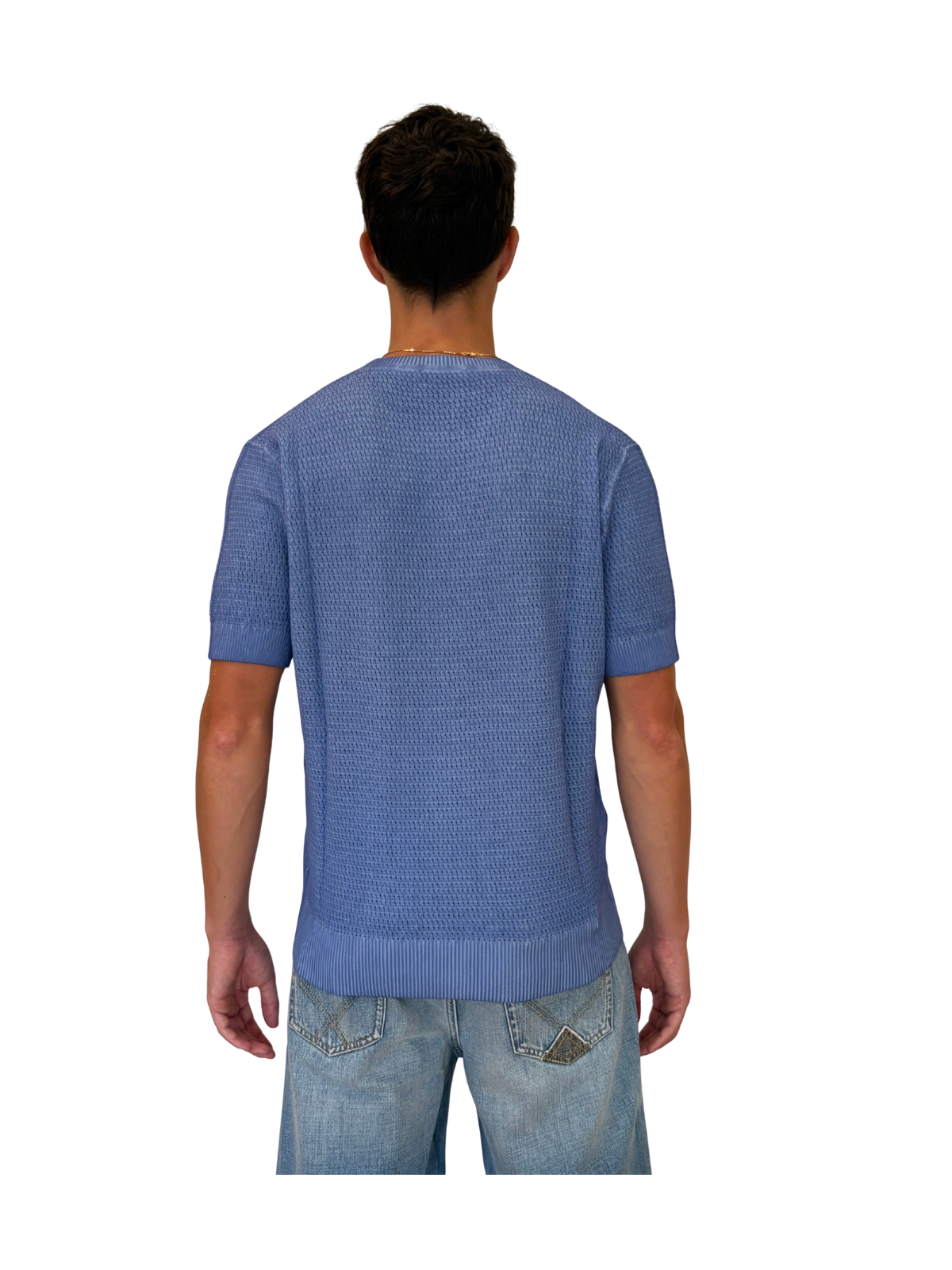 T-SHIRT IN COTONE STONE WASHED