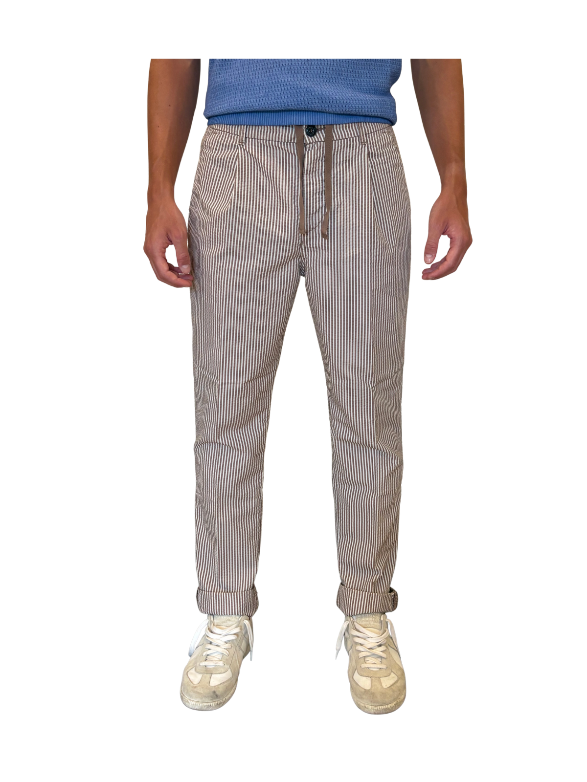 PANTALONE IN SEERSUCKER