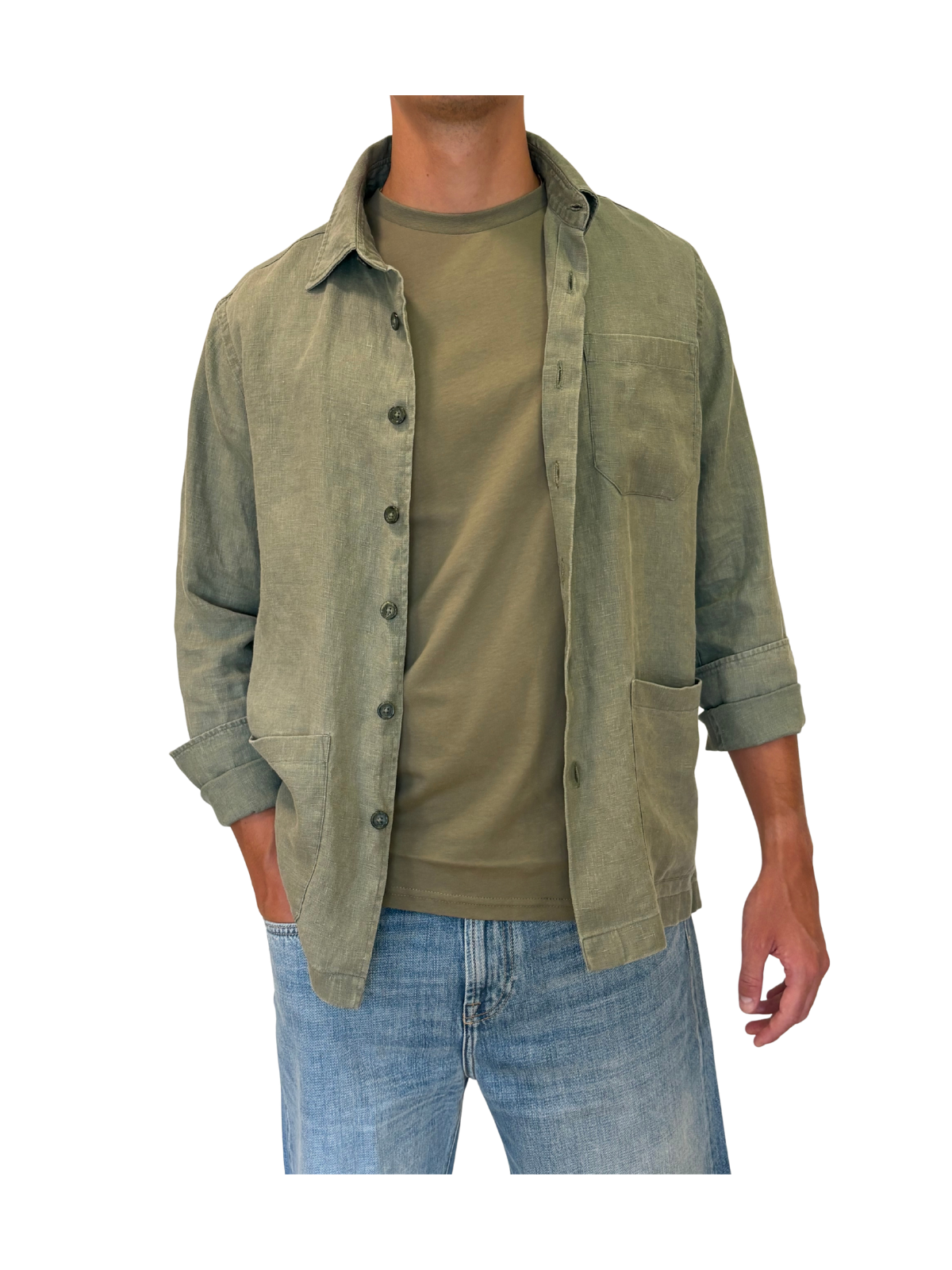 CAMICIA IN LINO WASHED
