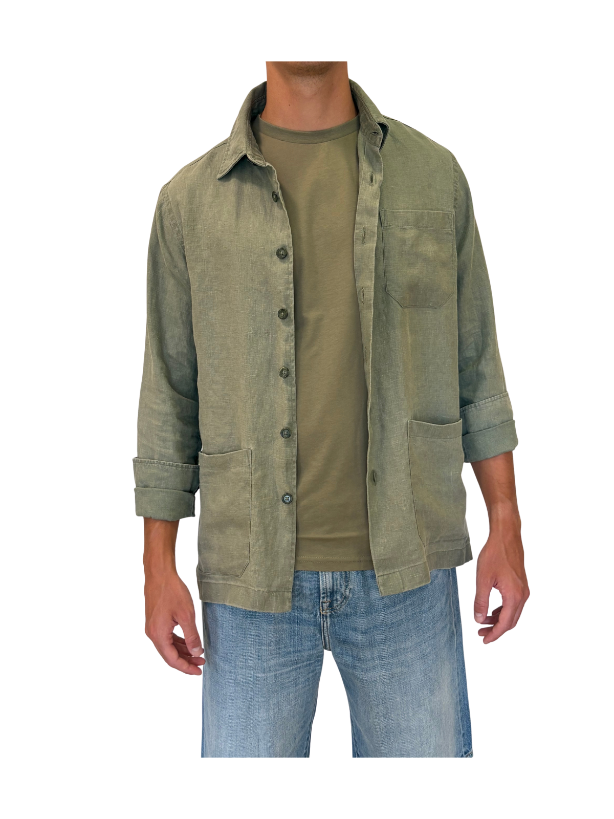 CAMICIA IN LINO WASHED