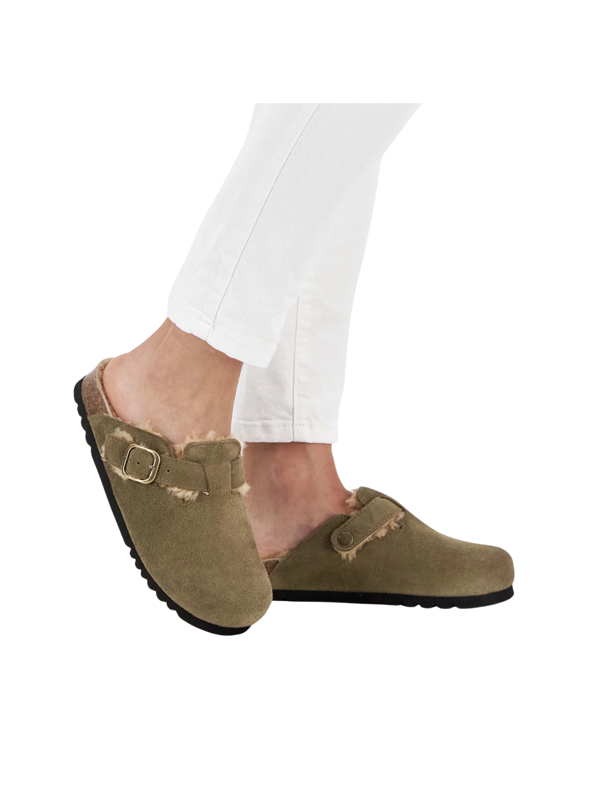 ZOCCOLI KHAKI FAE FUR