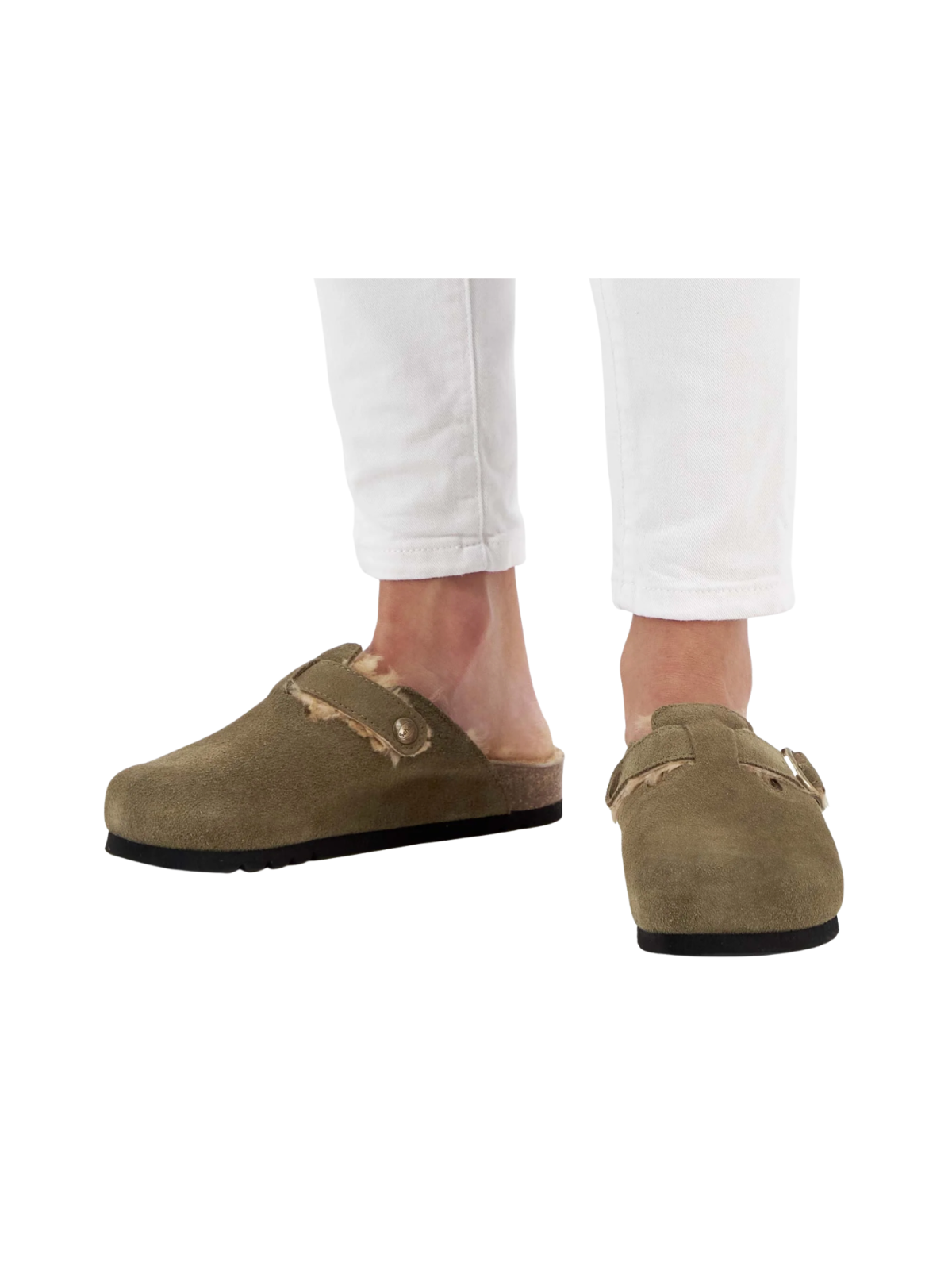 ZOCCOLI KHAKI FAE FUR