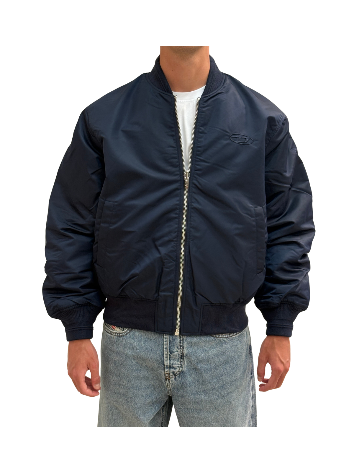 W-TYPE-D1 Giacca Bomber Imbottita Con Ricamo Oval D