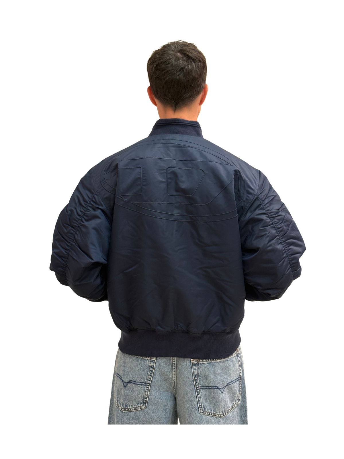 W-TYPE-D1 Giacca Bomber Imbottita Con Ricamo Oval D