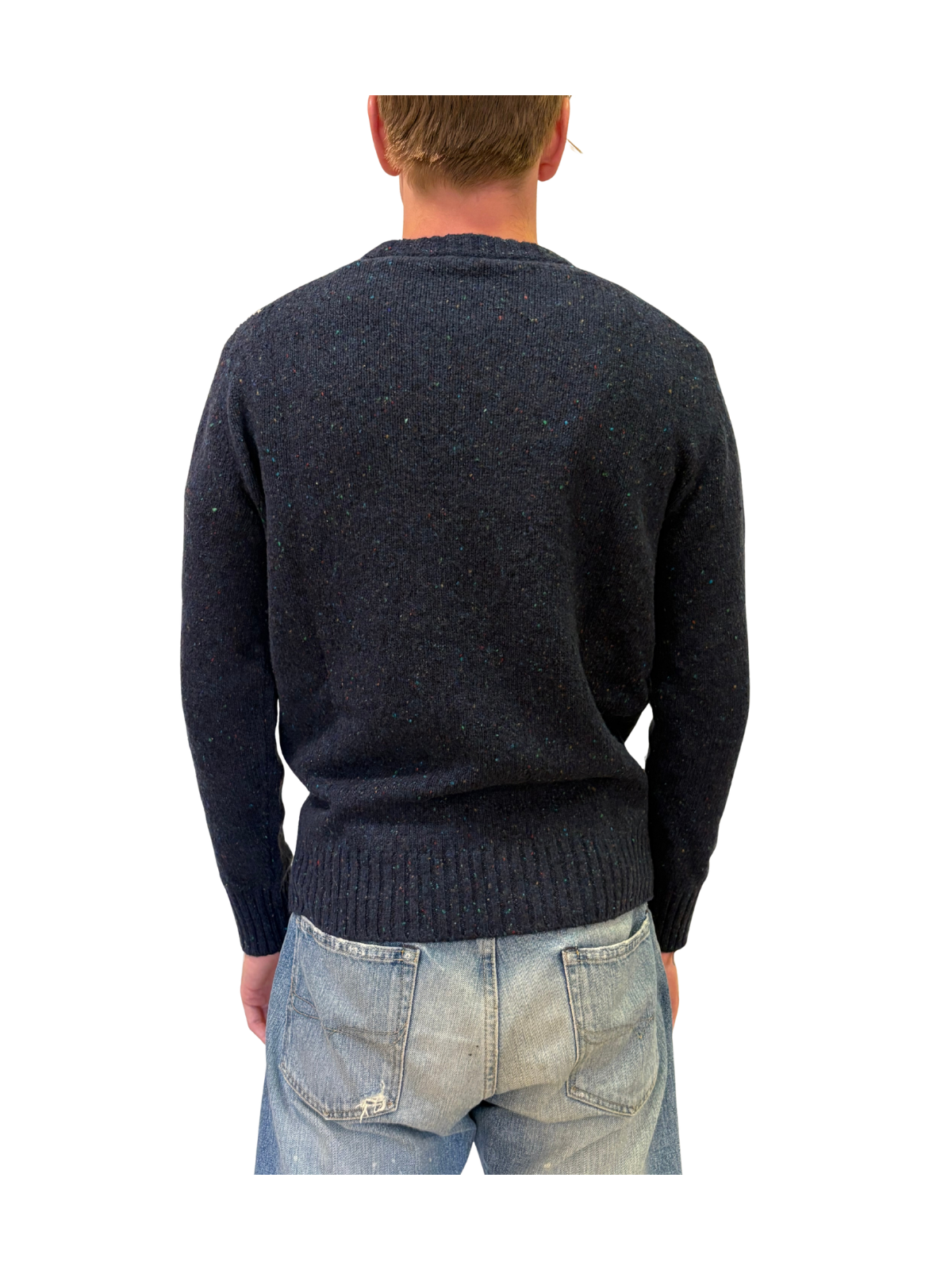 MAGLIA GIROCOLLO CON MOTIVO A ROMBI