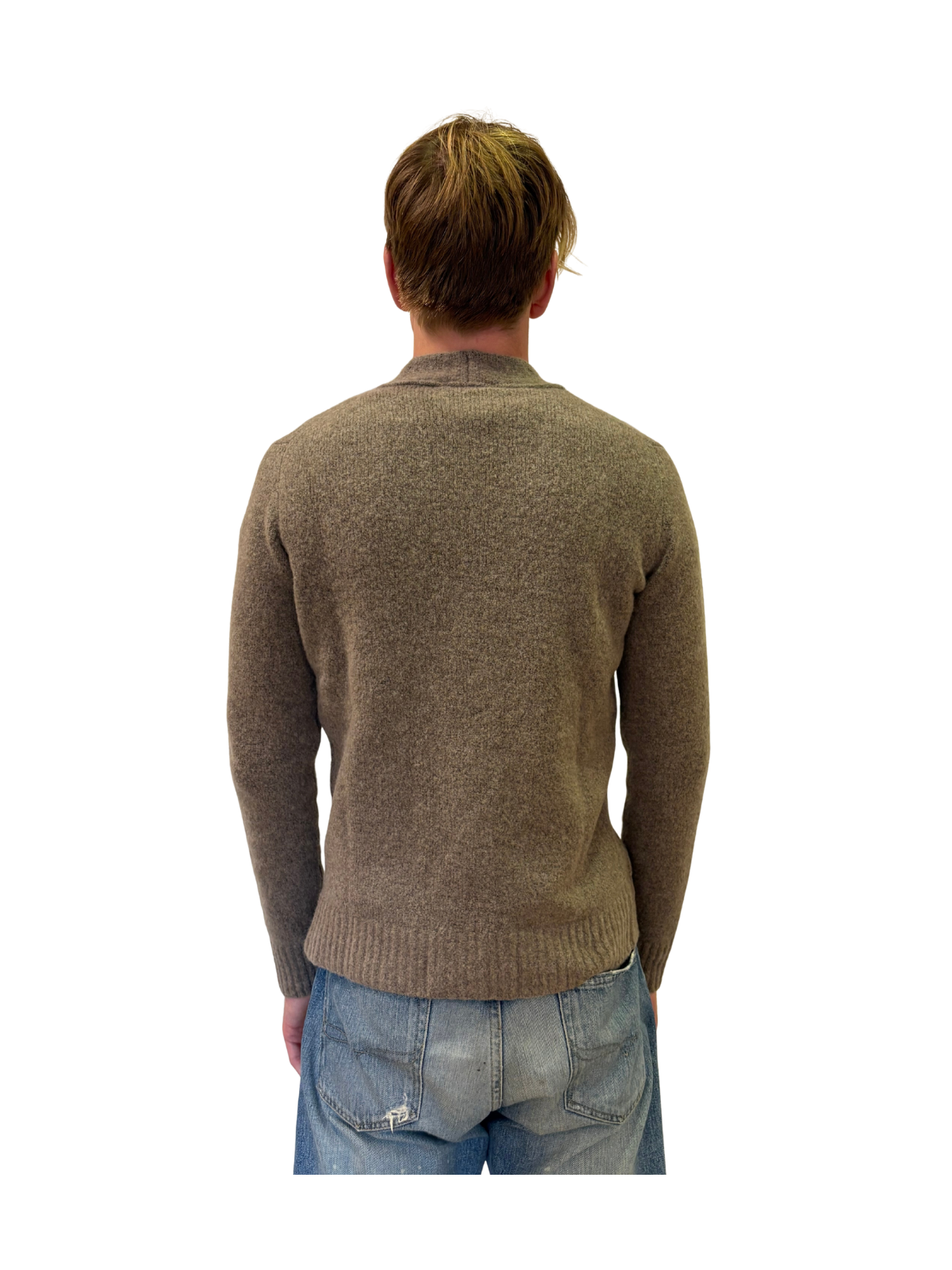 CARDIGAN CON TASCHE IN FILATO FANTASIA