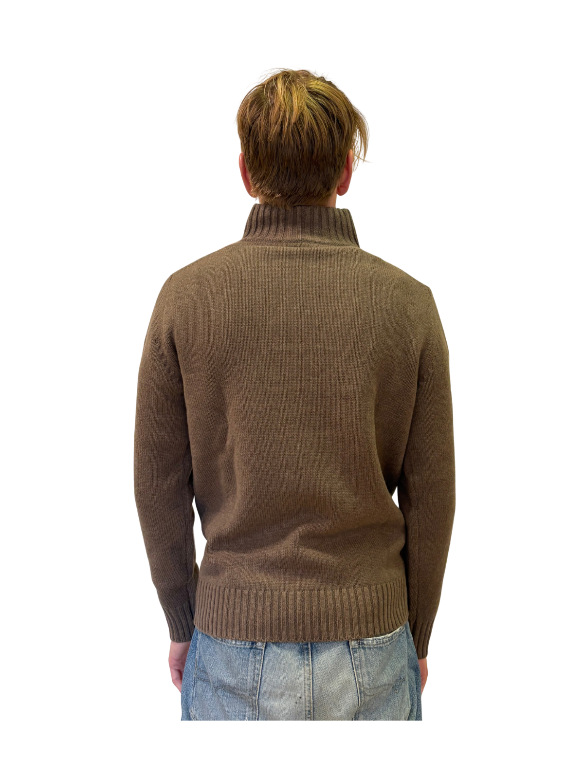 MAGLIA IN LANA CON COLLO CAMIONAIRE