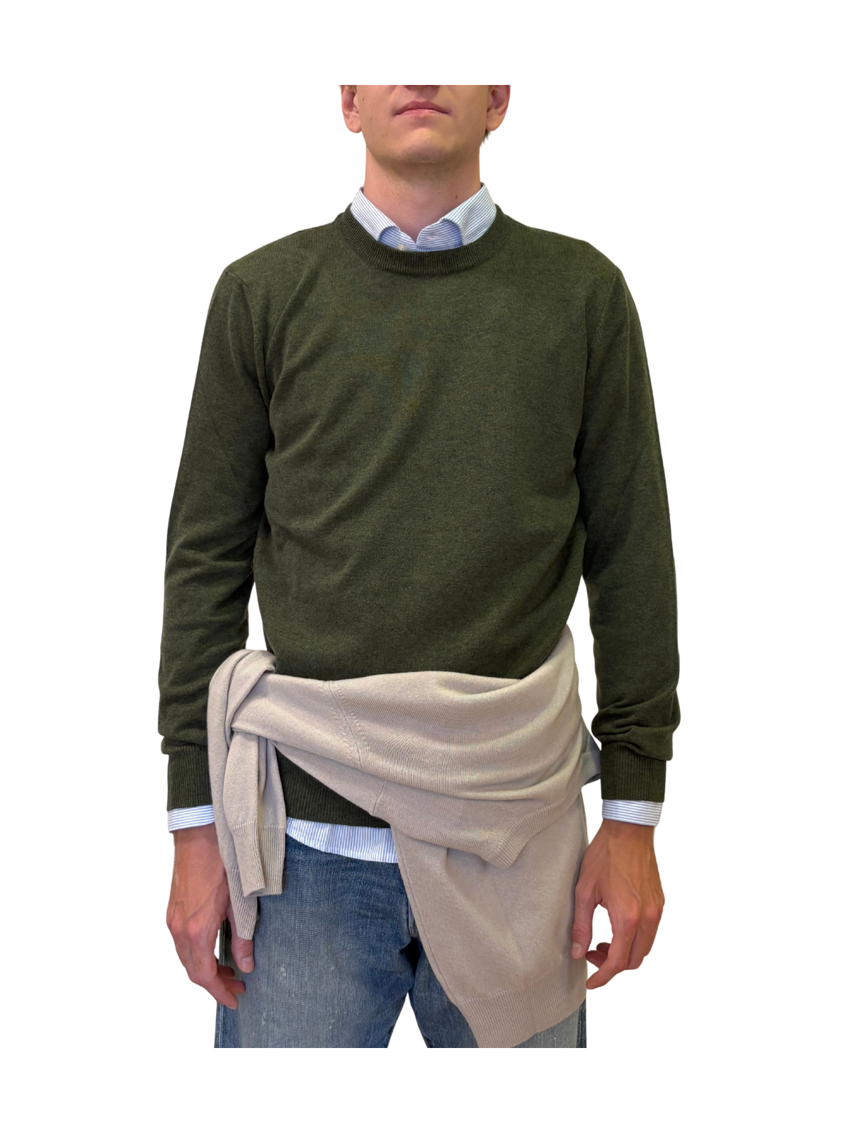 MAGLIA GIROCOLLO IN LANA E CASHMERE