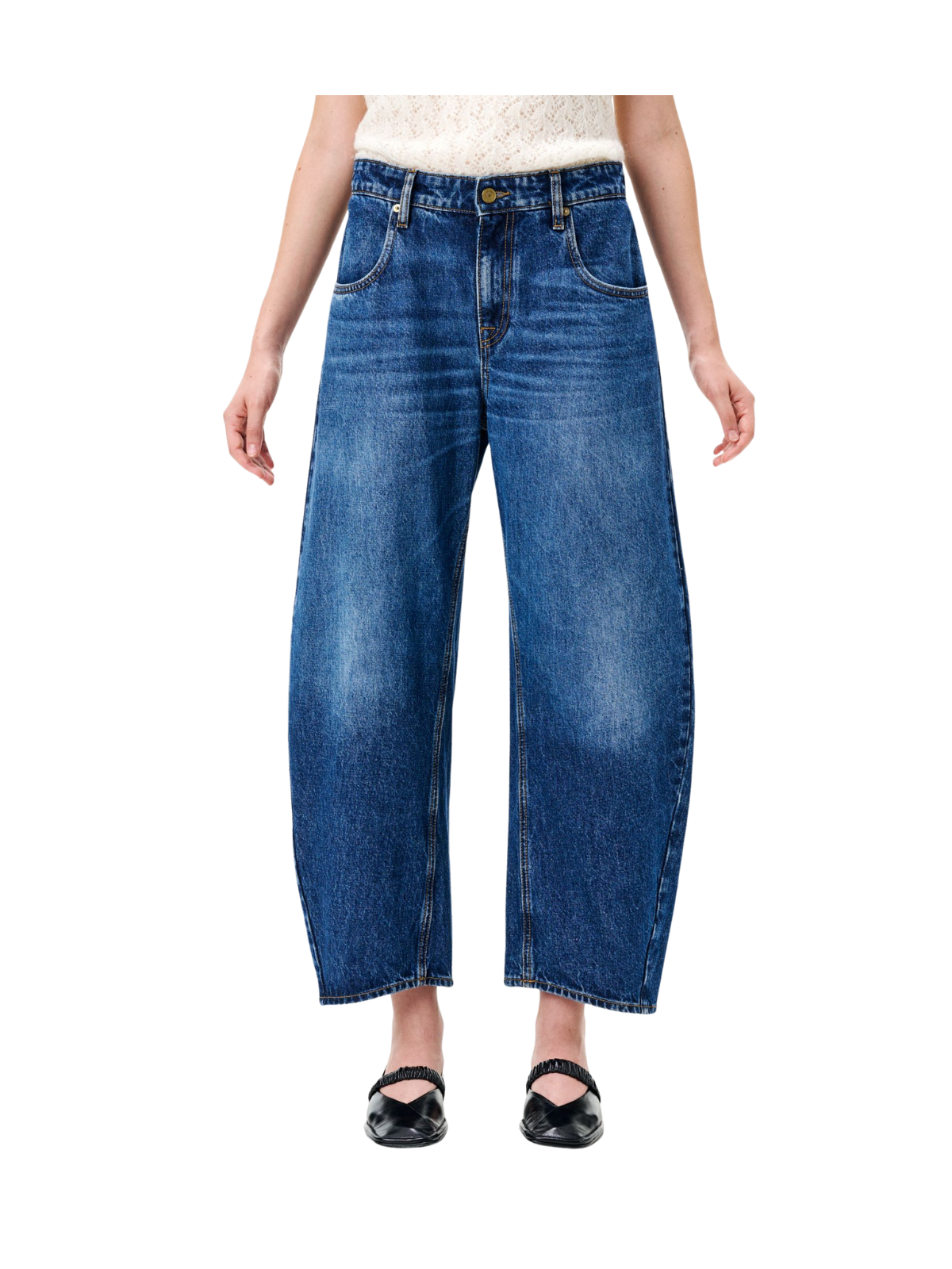 JEANS AIDA CROP WIDE FIT