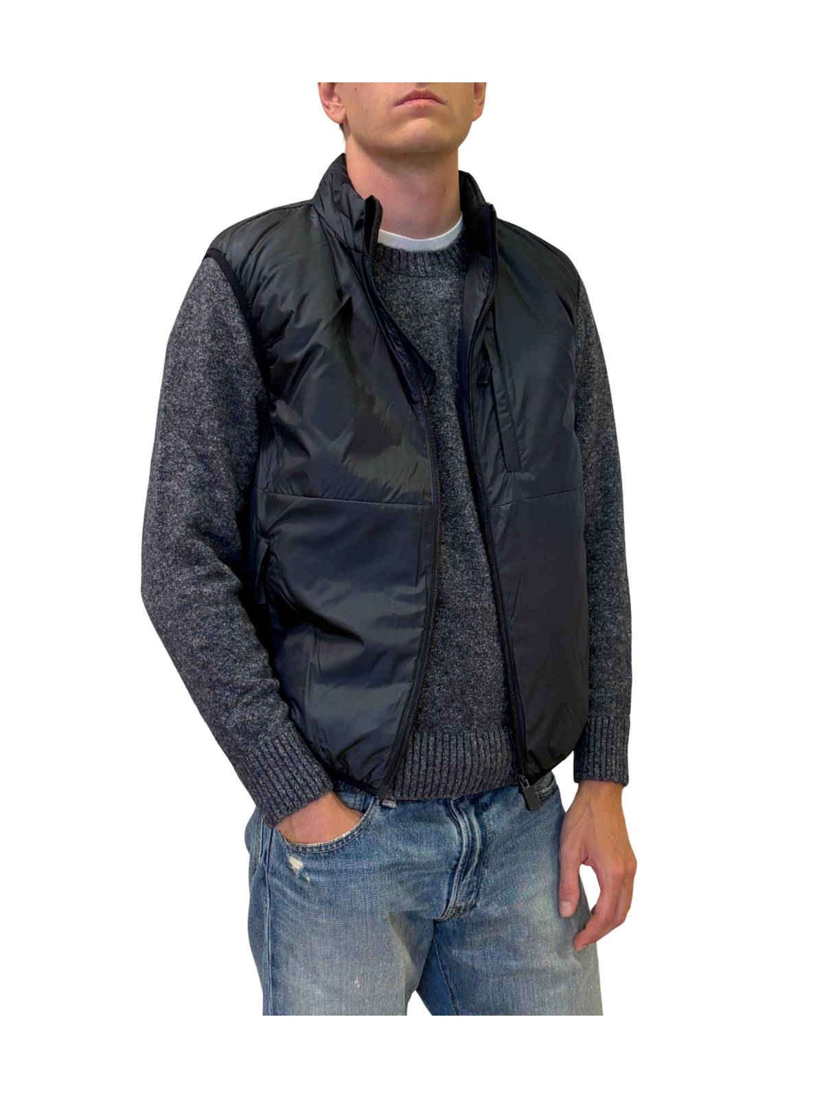 Maglia da uomo moulinè