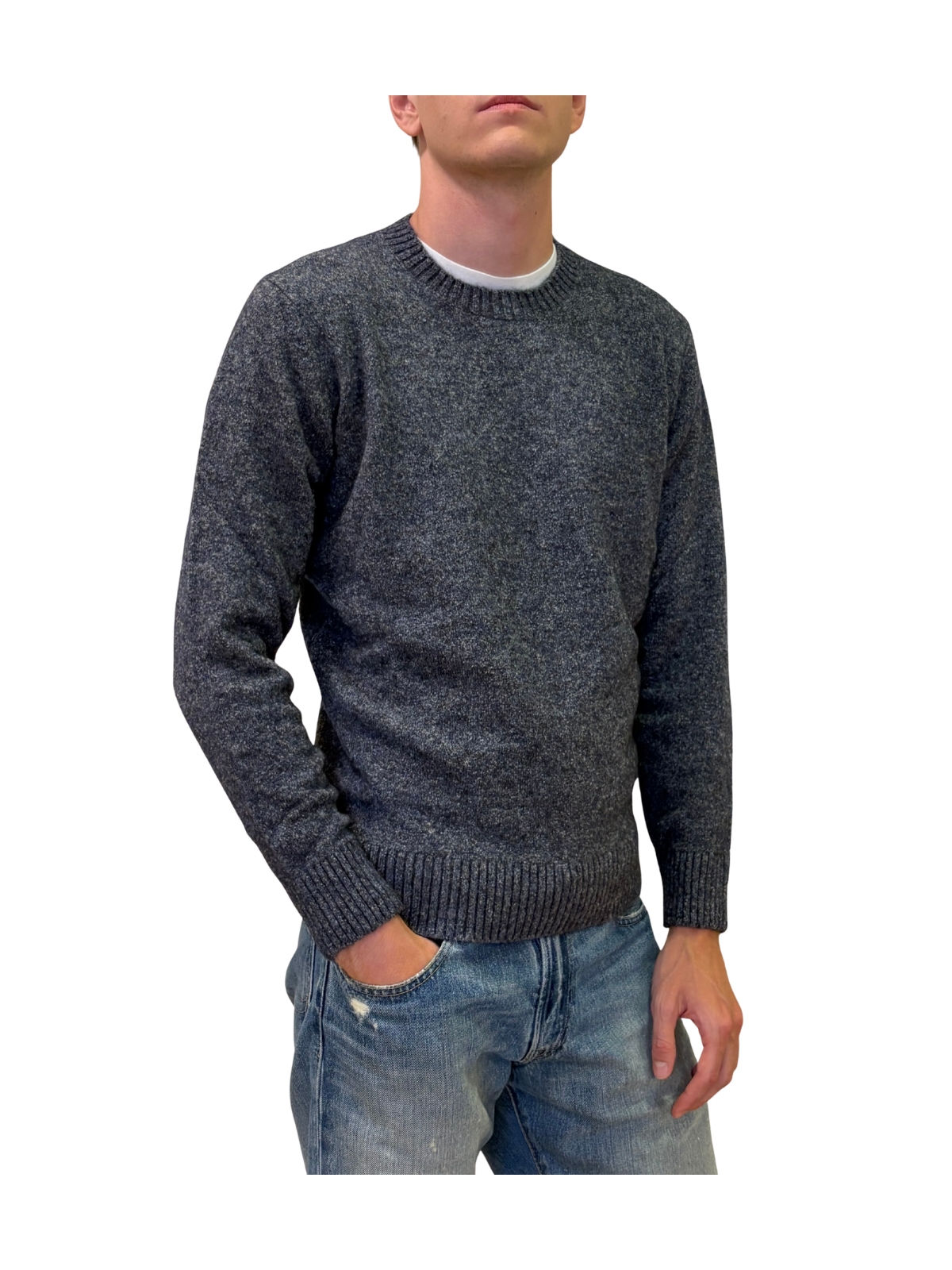 Maglia da uomo moulinè