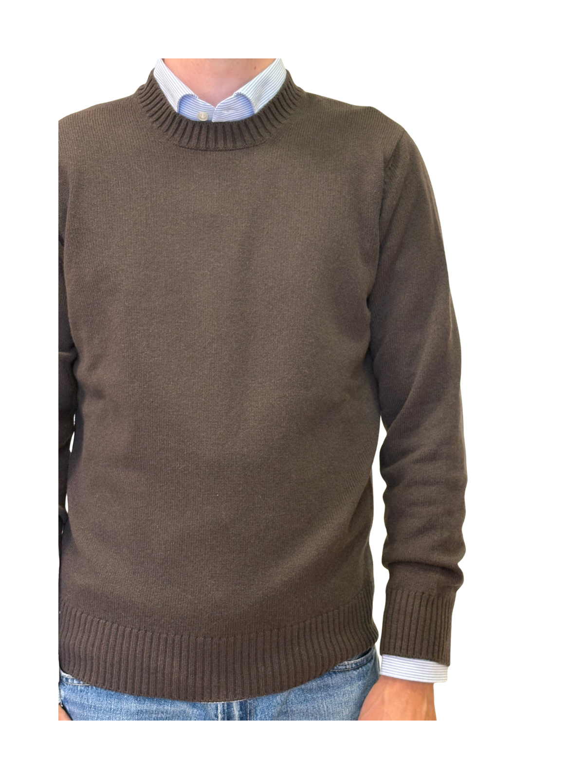 Maglia girocollo in cashmere