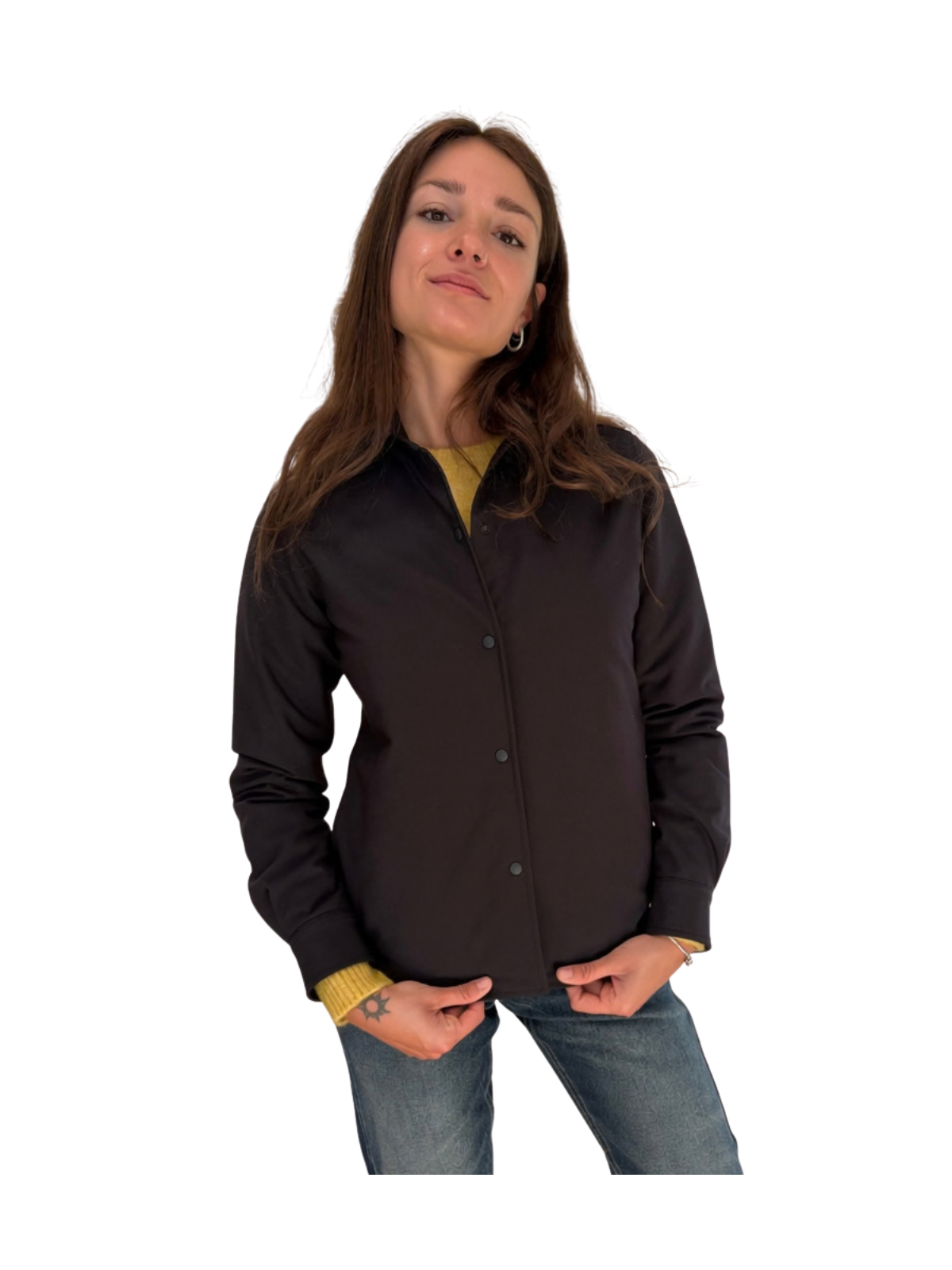 OVERSHIRT GLUE IN FLANELLA TECNOLANA CON OVATTA THERMORE®