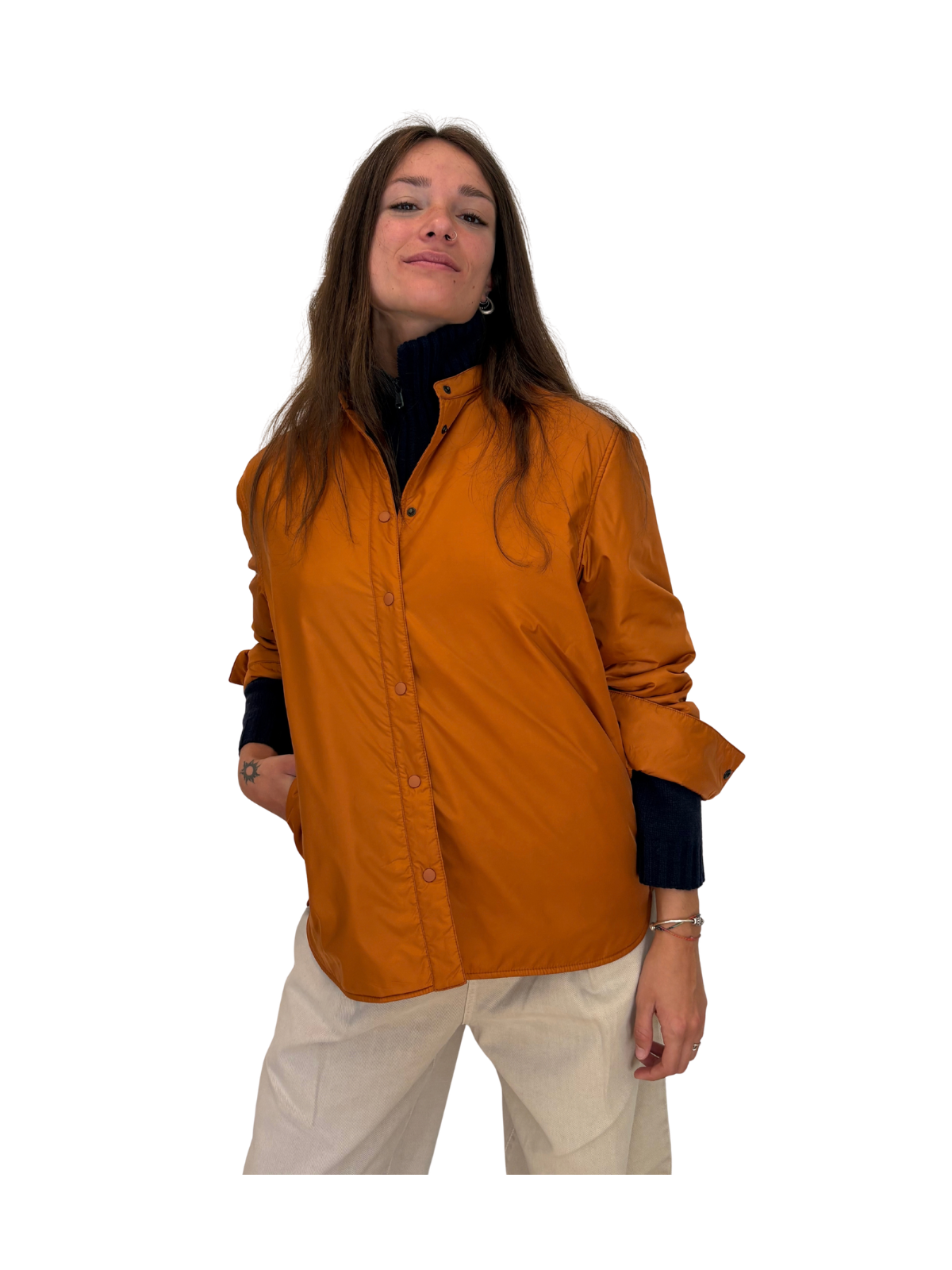 OVERSHIRT GLUE IN NYLON IMBOTTITA CON OVATTA THERMORE®