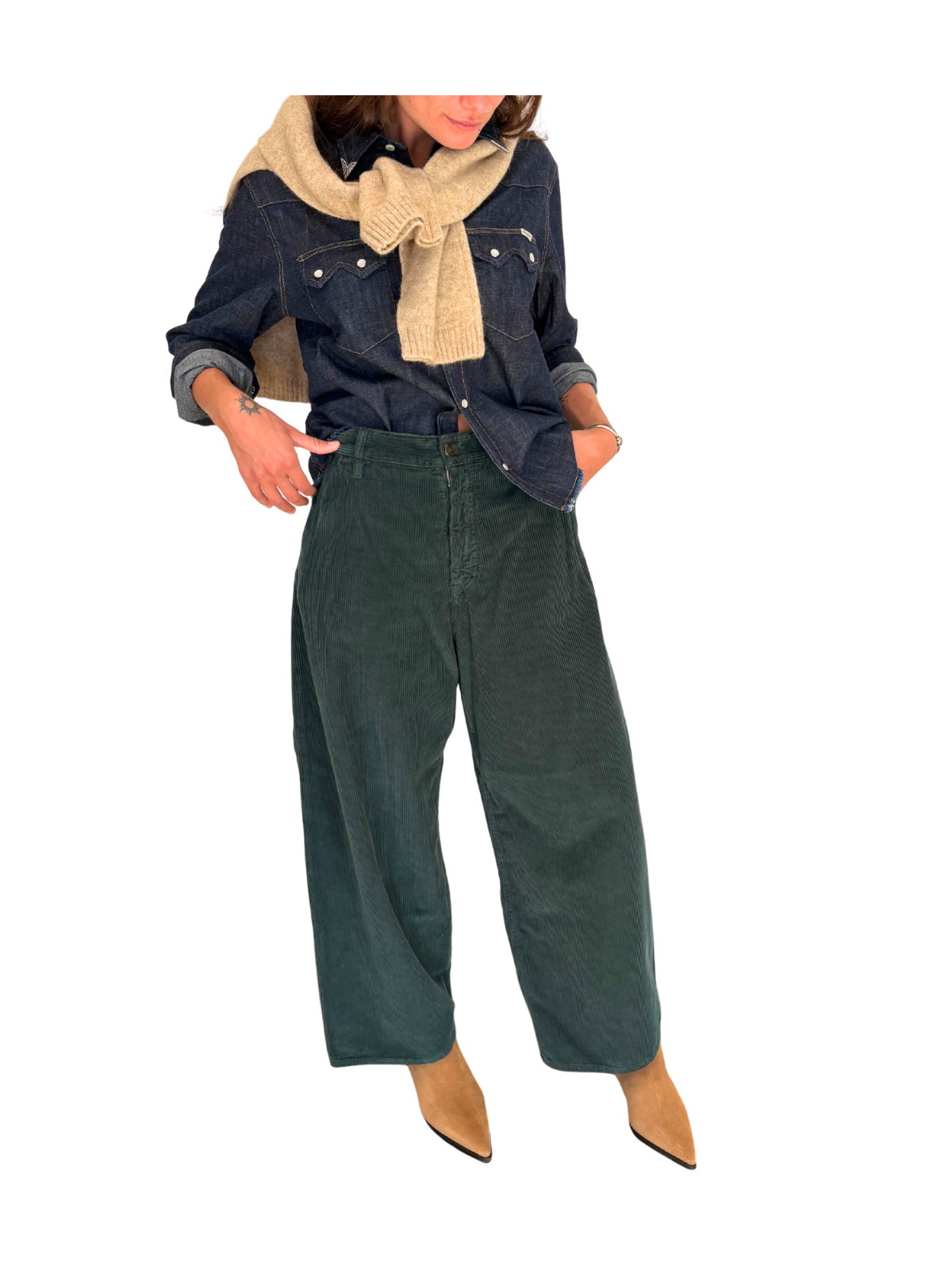 PANTALONE DORA IN VELLUTO