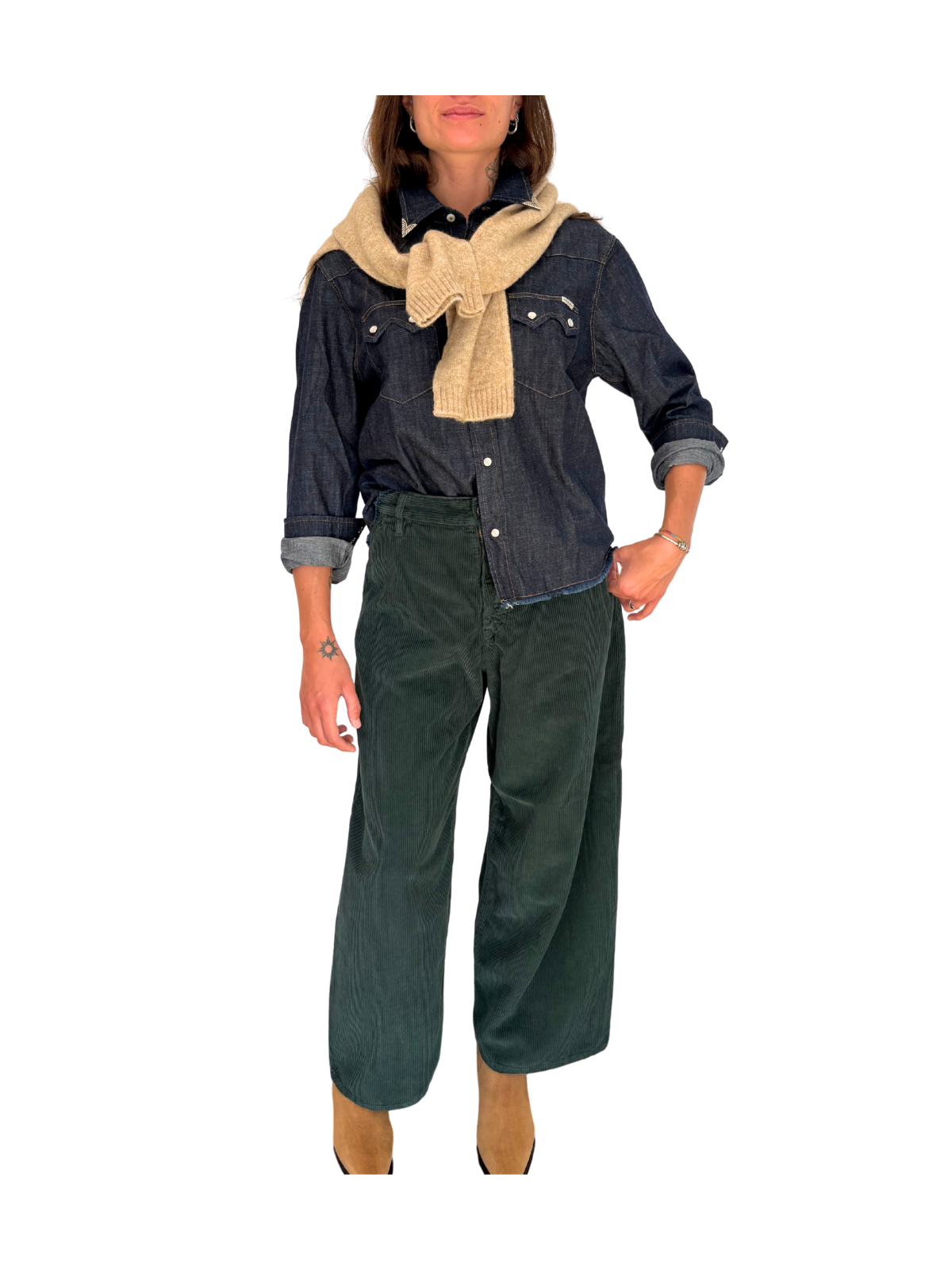 PANTALONE DORA IN VELLUTO