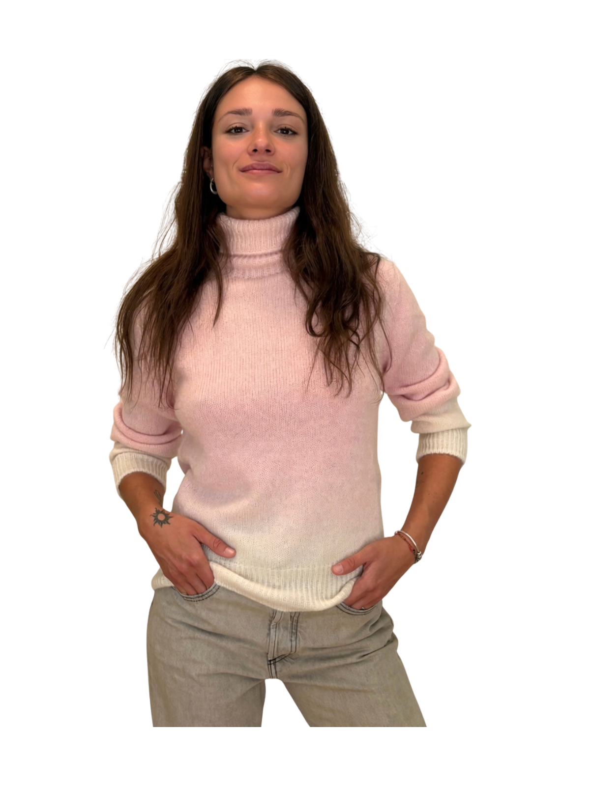 MAGLIA DOLCEVITA SFUMATA IN ALPACA
