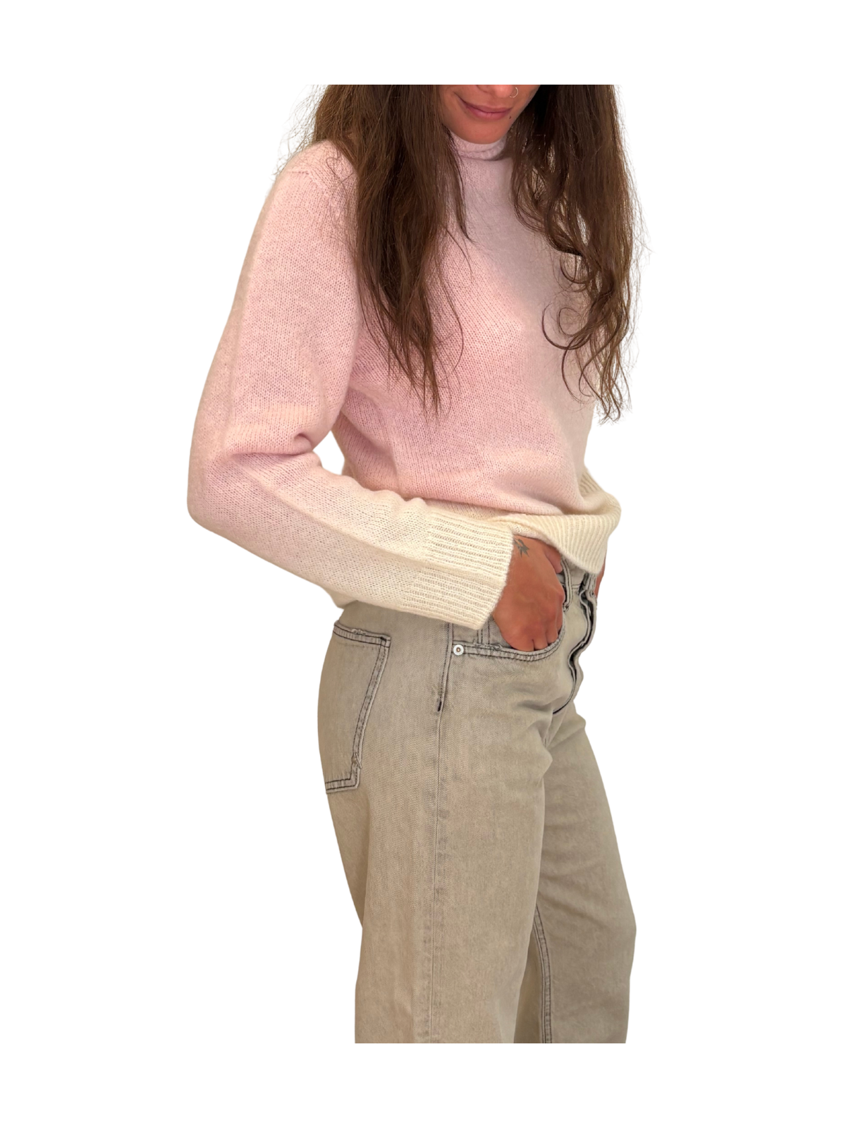MAGLIA DOLCEVITA SFUMATA IN ALPACA