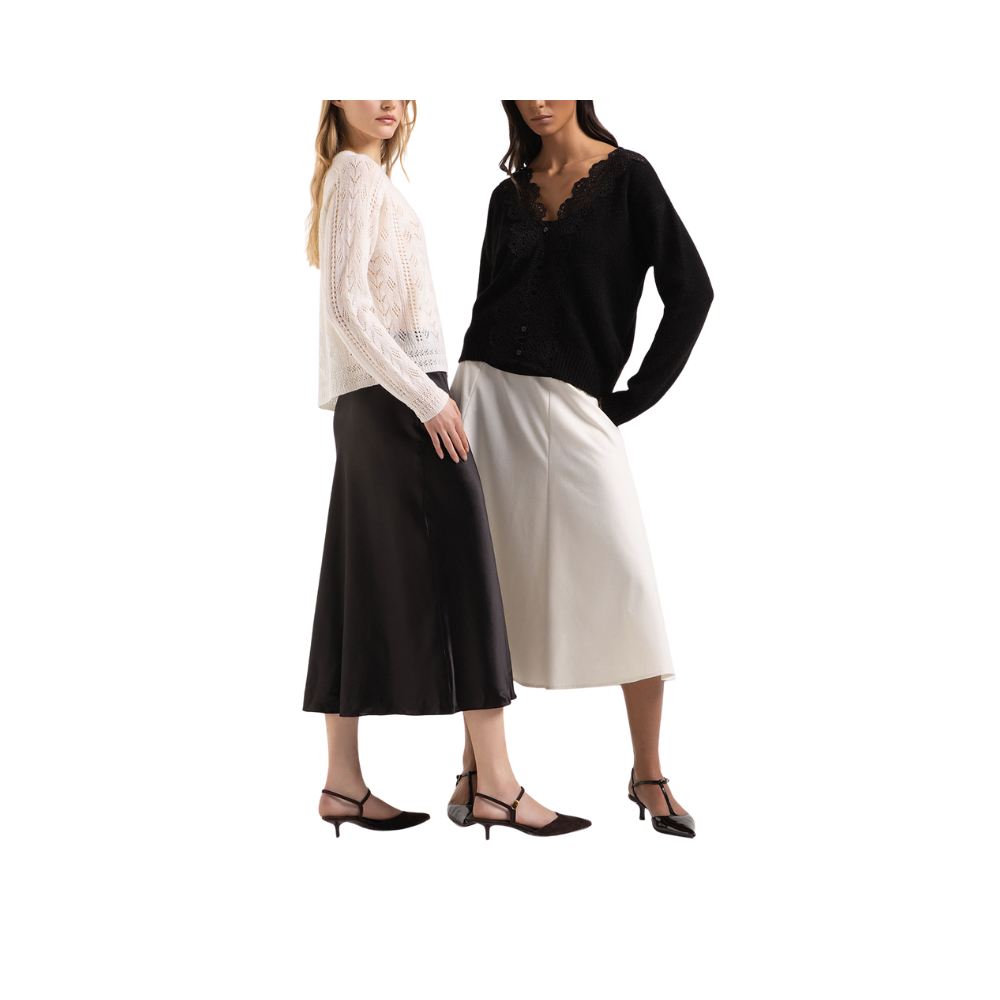 Maglia panna in cashmere